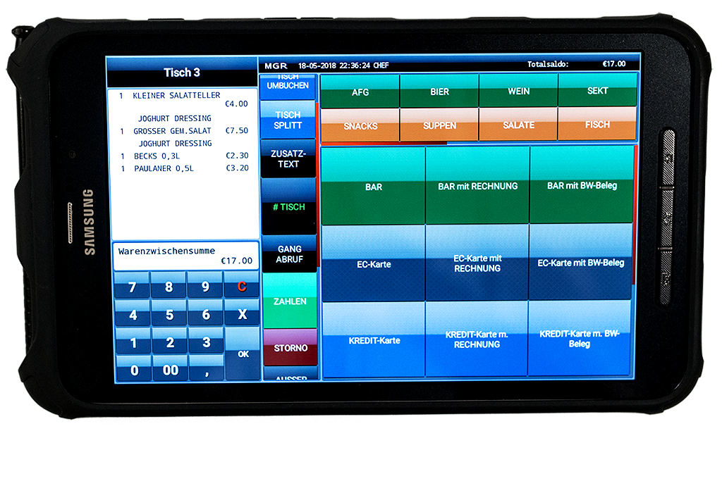 Kassen Klein GmbH - SAMSUNG Active Tablet