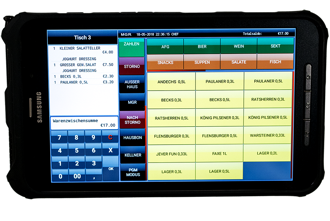 Kassen Klein GmbH - SAMSUNG Active Tablet